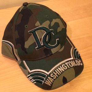 Washington DC camouflaged baseball cap unisex NWOT